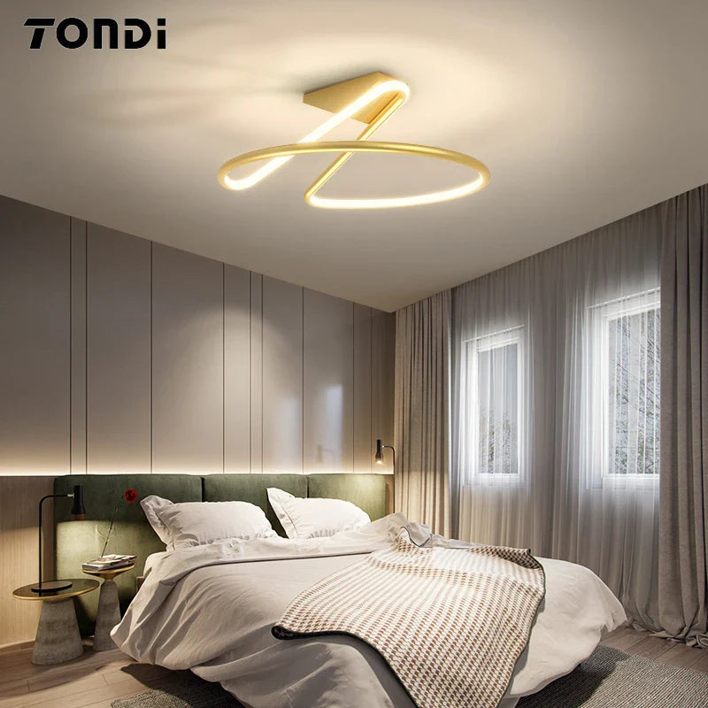 Lampadario a sospensione LED design TONDI moderno