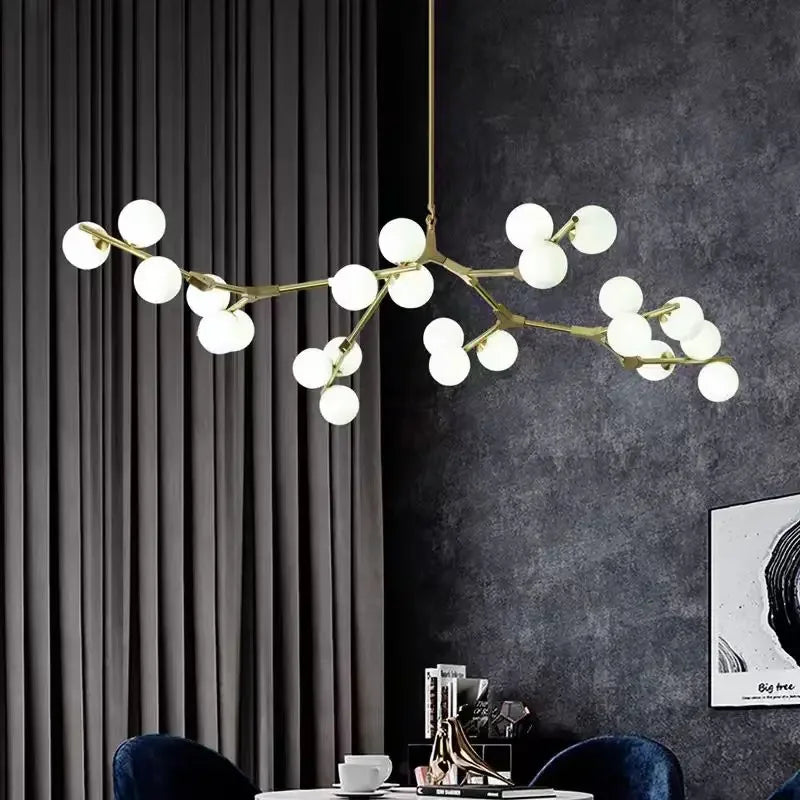 lampadario moderno in vetro design per la tua decorazione d'interni