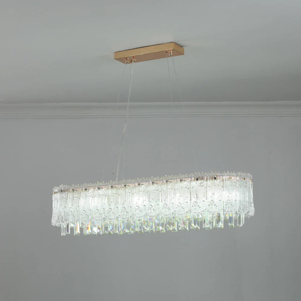 lampadario moderno in cristallo per decorazione di alta gamma