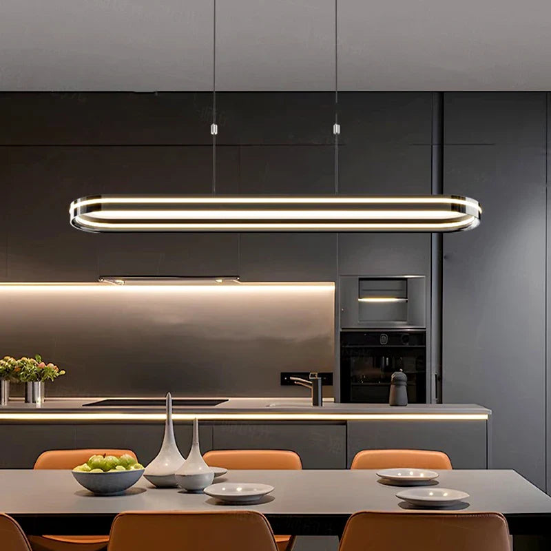 lampadario design LED moderno per illuminazione interna