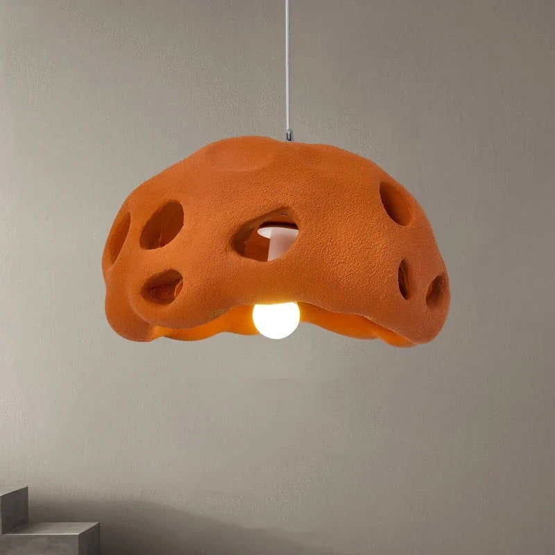 lampadario design wabi sabi LED sospensione nordica irregolare