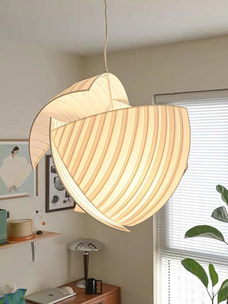 Lampadario LED minimalista e naturale