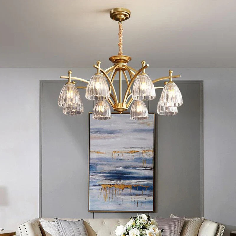 Lampada a sospensione nordica elegante in metallo