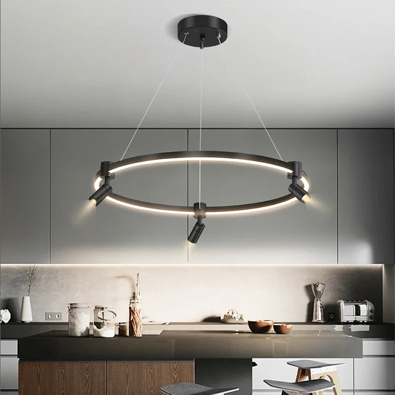 lampadario postmoderno creativo multi-angolo per hotel boutique