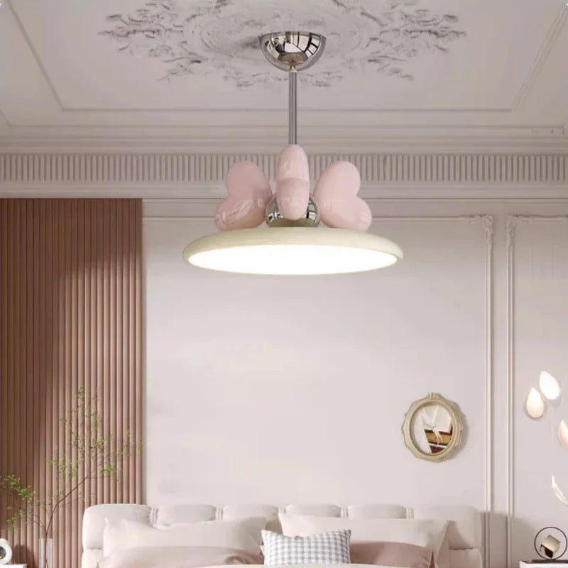 lampadario romantico carino per camera di principessa bambina