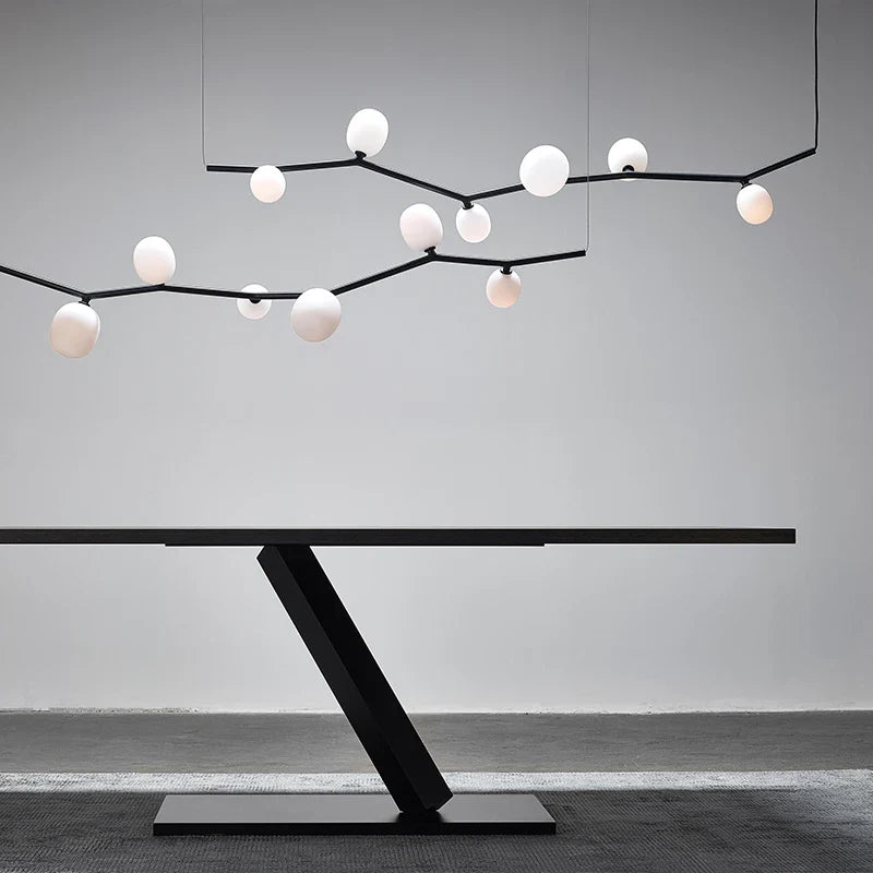 Elegante lampadario art déco moderno
