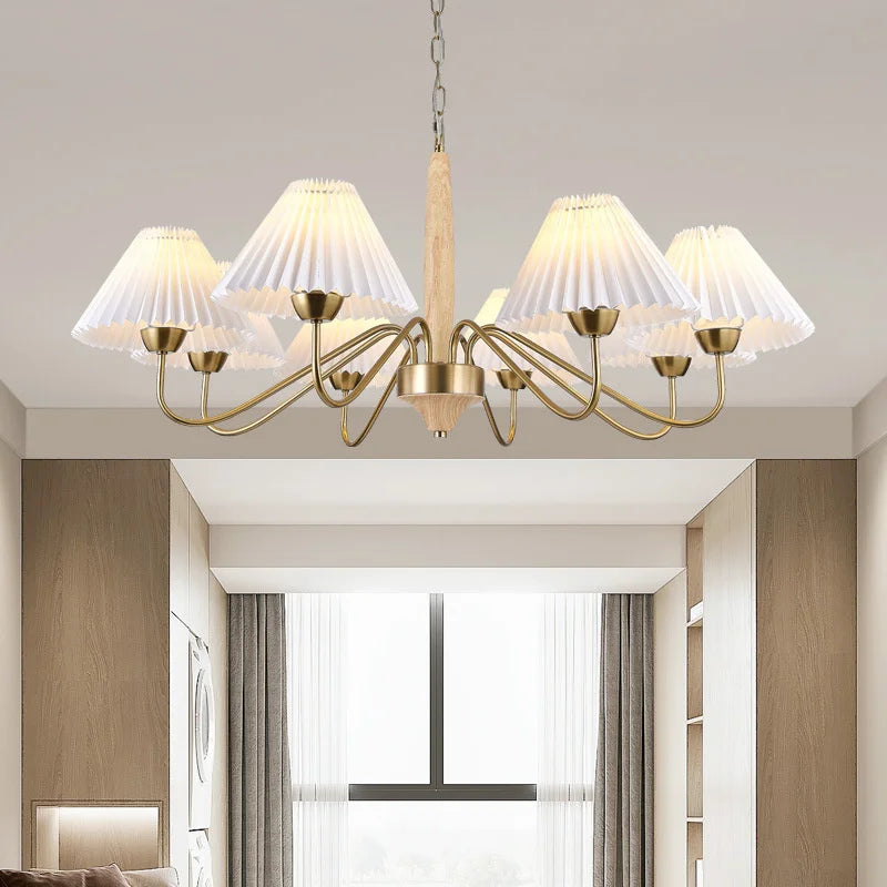 Lampadario in legno per cucina design moderno