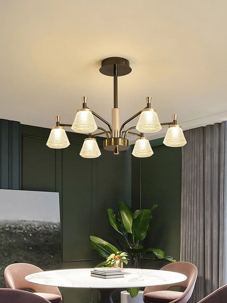 lampadario moderno per illuminazione decorativa d'interni nordica