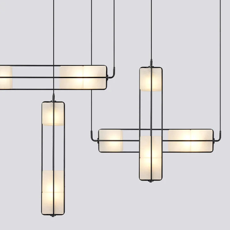 Lampadario art déco brillante design