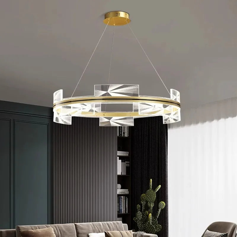 lampadario a LED moderno per illuminazione interna