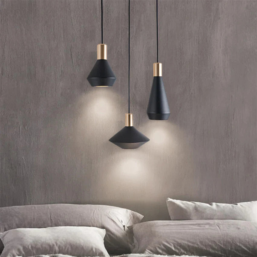 lampadario moderno per soggiorno con lampada portatile