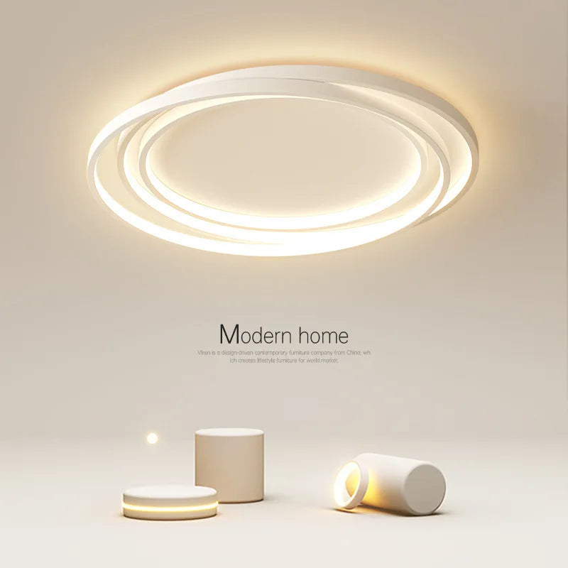 Plafoniera LED luminosa dal design chic
