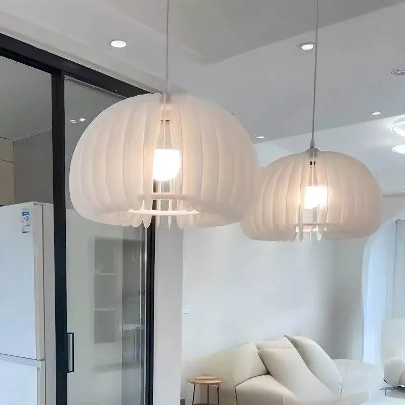 Lampadario design moderno sospeso trasparente
