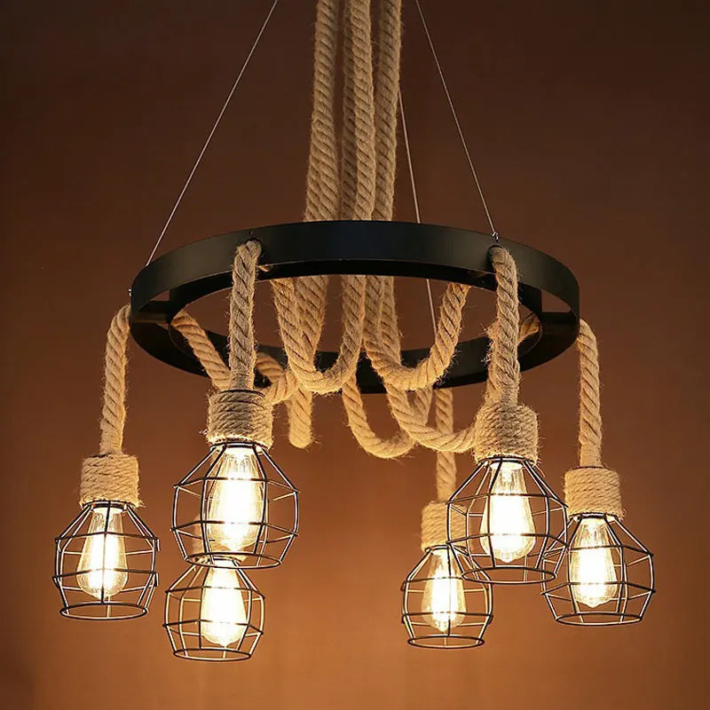 Lampada a sospensione industriale retrò vintage