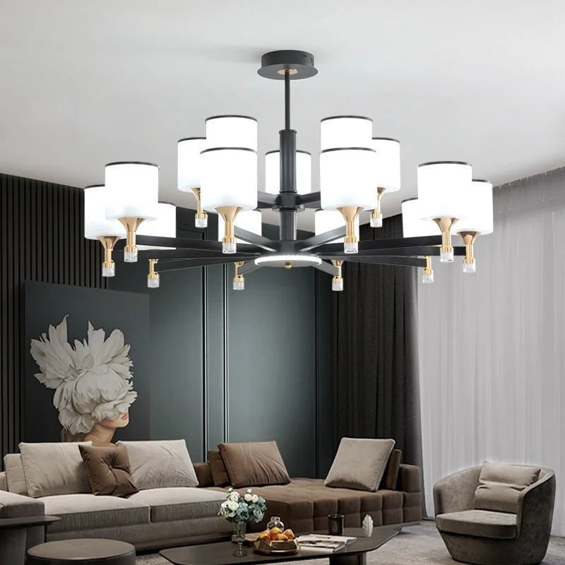 Lampadario luminoso design contemporaneo
