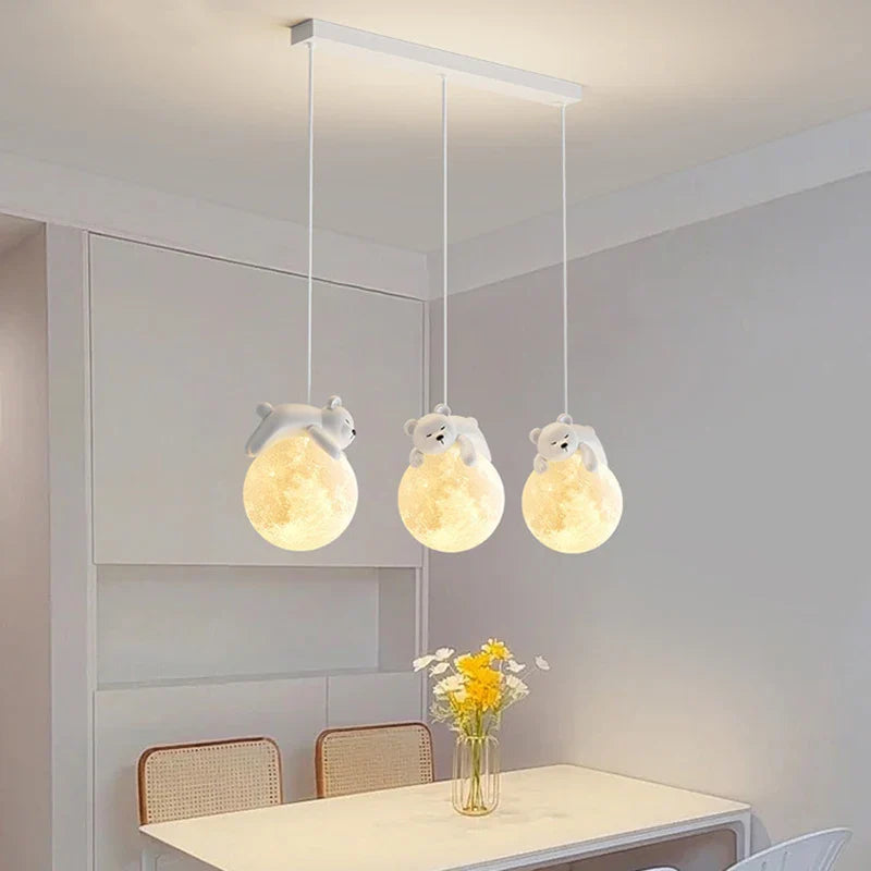 lampadario moderno a forma di animali ideale per bambini