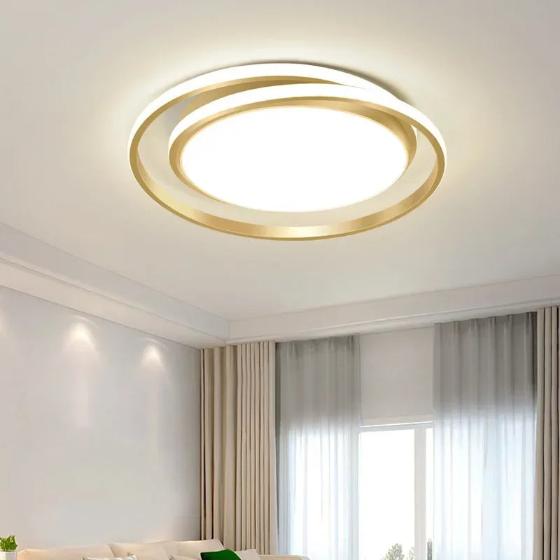 Lampadario oro moderno elegante