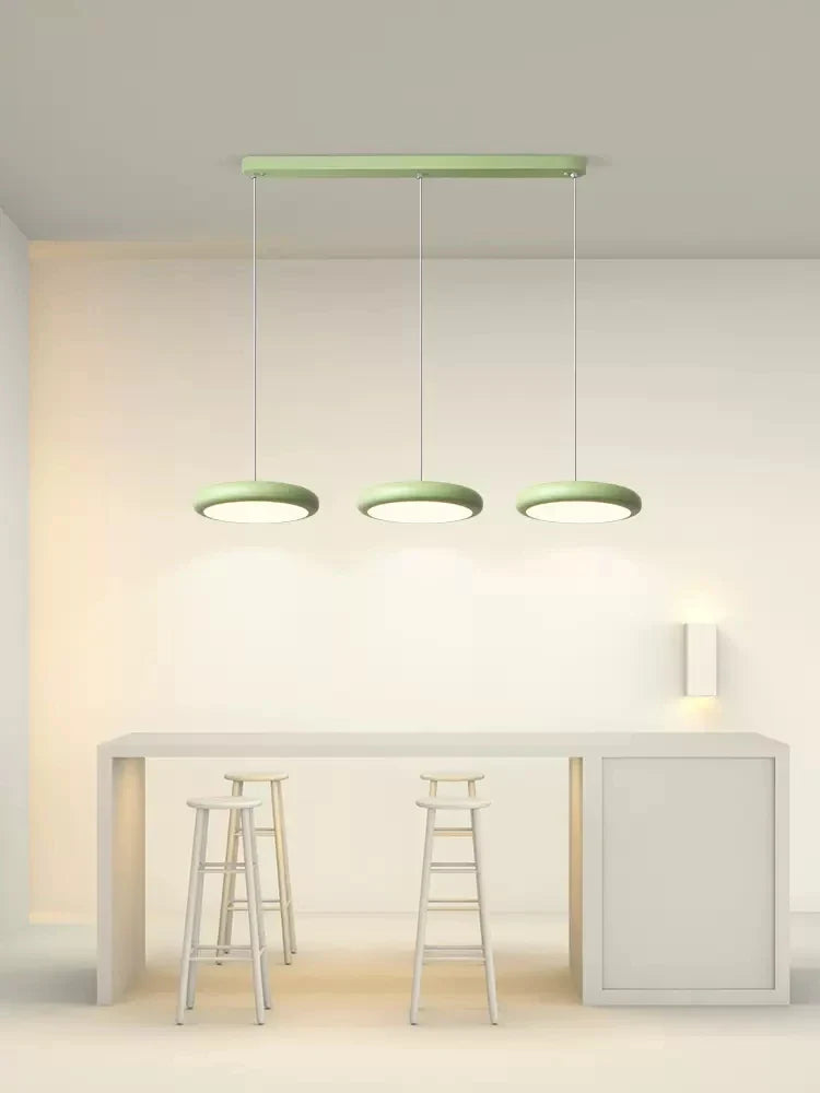 Lampada a sospensione LED nordica verde elegante