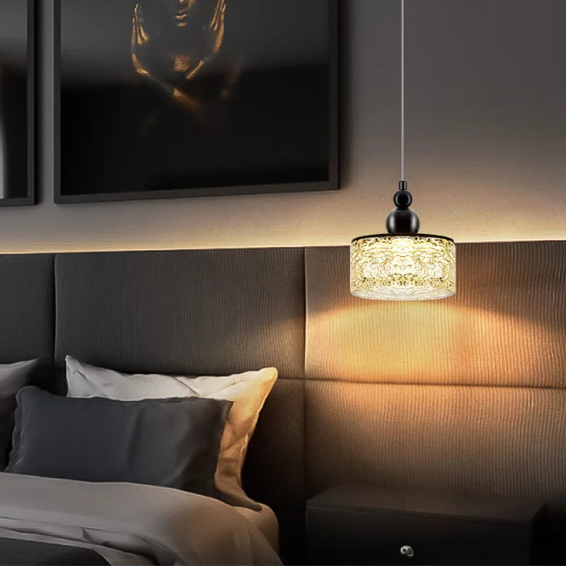 lampadario led stile 	 in resina e metallo regolabile