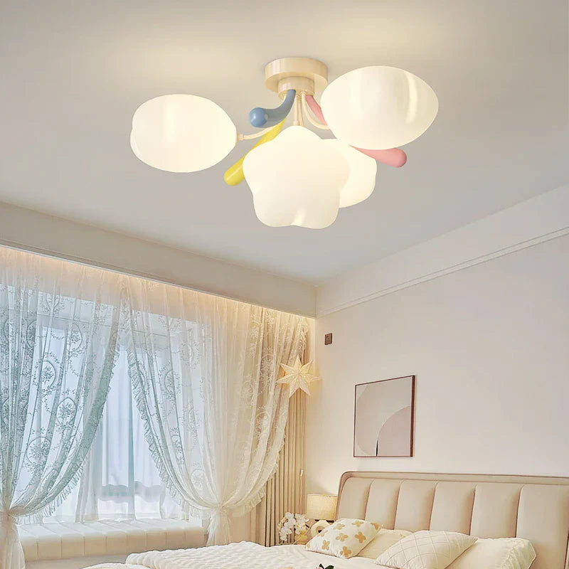 lampadario romantico stella colorata per illuminazione bambini