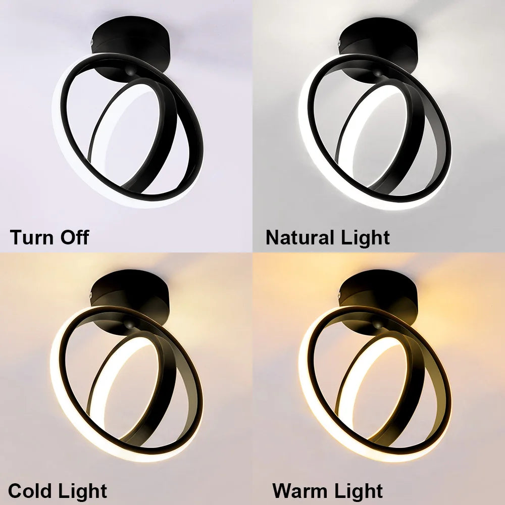 Lampadario LED design essenziale chic