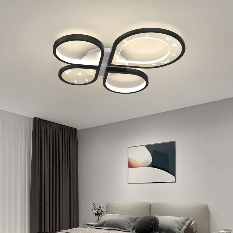 Plafoniera LED chic e creativa