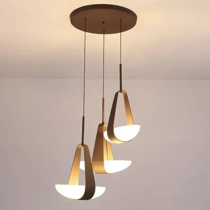 Lampadario nordico moderno creativo per illuminazione decorativa interna