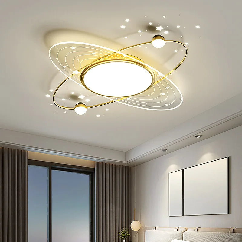 Lampadario Costellazione Metallico Moderno
