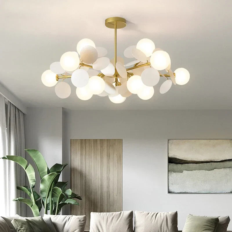 Lustre LED stile nordico minimalista