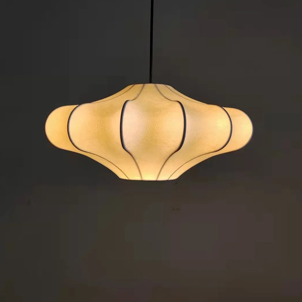 Lampadario in seta nordico per decorazione interna elegante