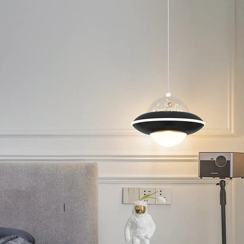 lampadario nordico moderno cartone animato UFO per bambino