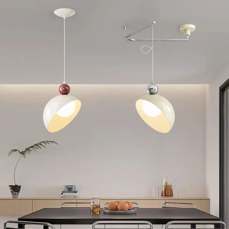 Lampada a sospensione moderna con bracci basculanti elegante