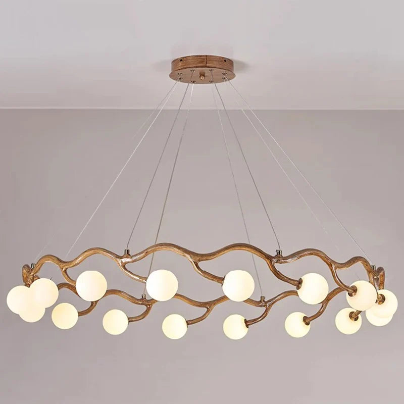 lampadario design a LED rami d'albero design moderno decorativo interno