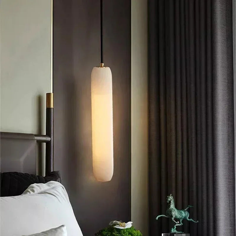Elegante lampadario nordico in marmo