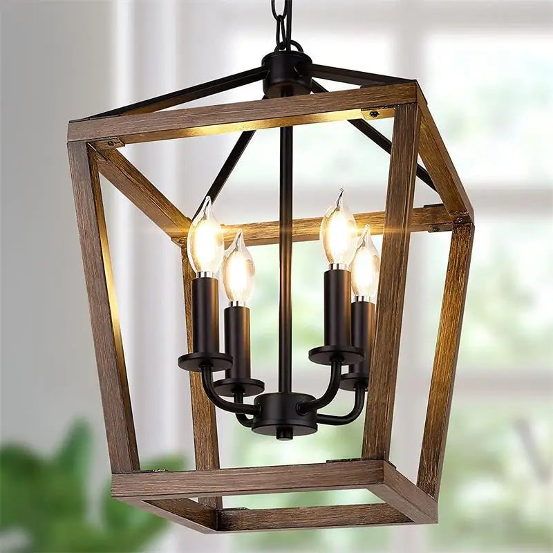 lampadario retrò americano in ferro gabbia per uccelli illuminazione industriale moderna