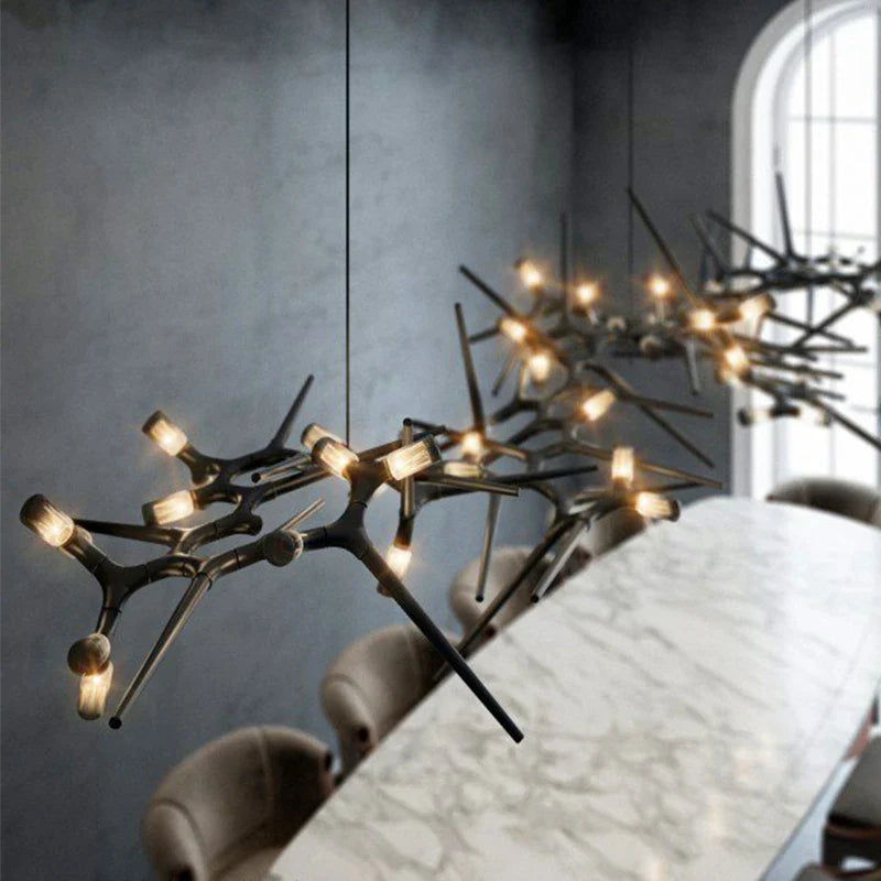 lampadario led postmoderno romanzo di lusso per hotel