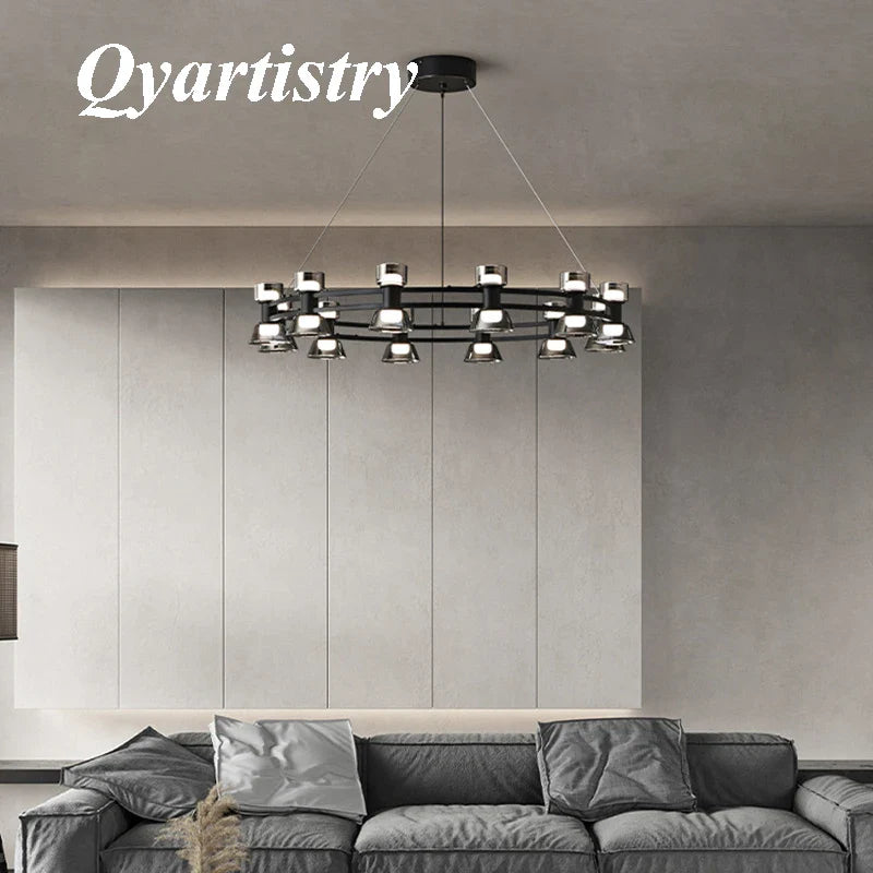 lampadario led postmoderno sfera sospensione lampada in vetro