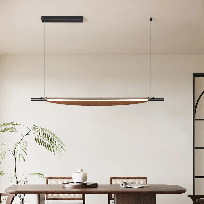 lampadario minimalista in metallo con fili regolabili per bar e negozio
