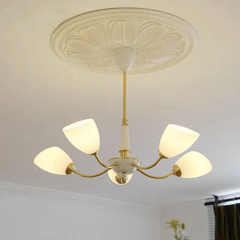 lampadario a led moderno design nordico per interno elegante