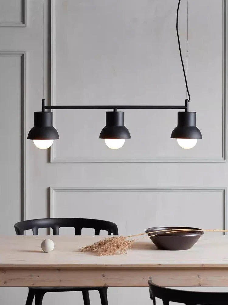 lampadario nordico moderno minimalista a tre teste personalizzato design creativo