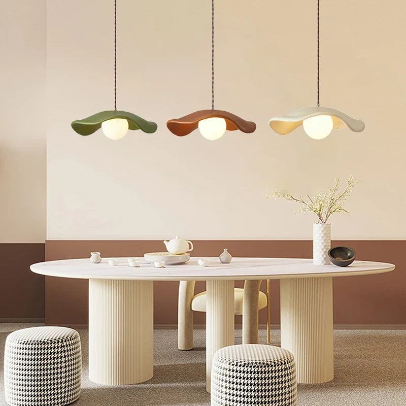 lampadario minimalista nordico wabi sabi per decorazione moderna