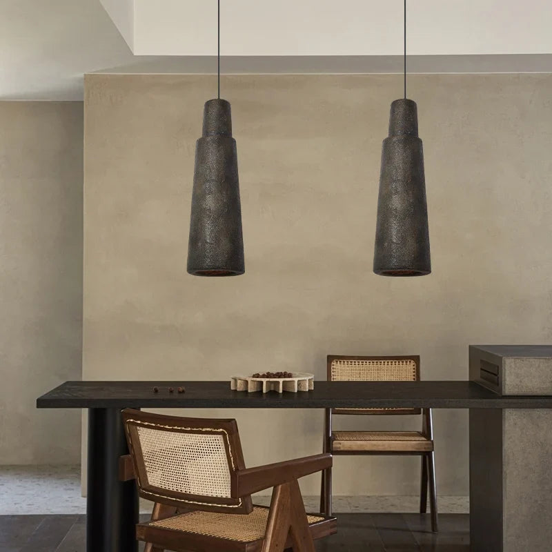 lampadario led wabi sabi nordico per ristorante e bar