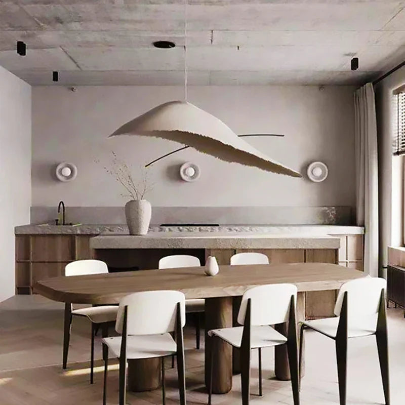 lampadario led nordico wabi sabi per decorazione d'interni retrò