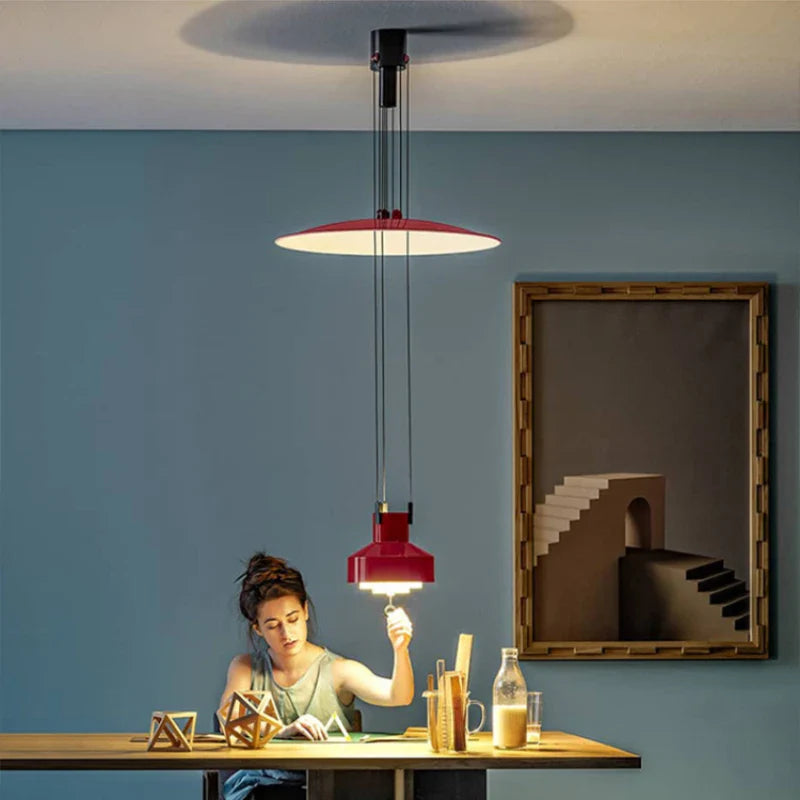 lampadario sospeso nordico regolabile per interni eleganti