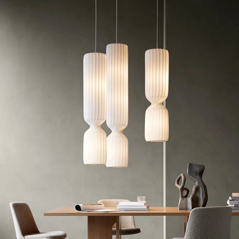 lampadario giapponese silenzioso grande altezza per loft duplex ristorante