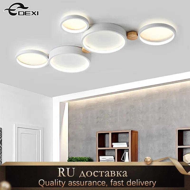 Lampadario LED nordico elegante.