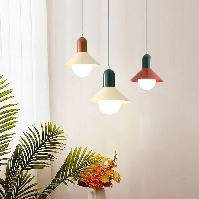lampadario led minimalista nordico per bar e ristorante