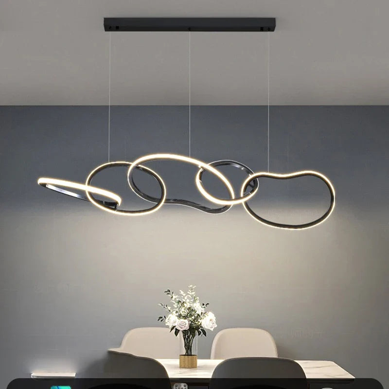 Lampade a soffitto moderne a LED decorative per sala da pranzo, lampade sospese, illuminazione interna, lampadari da soffitto