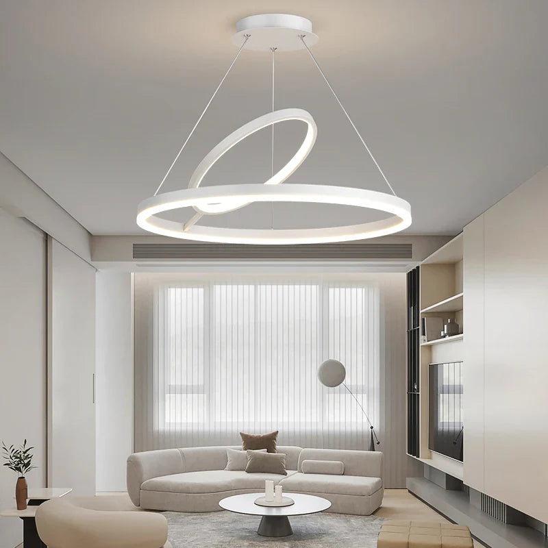 lampadario led moderno nordico semplice stile anello
