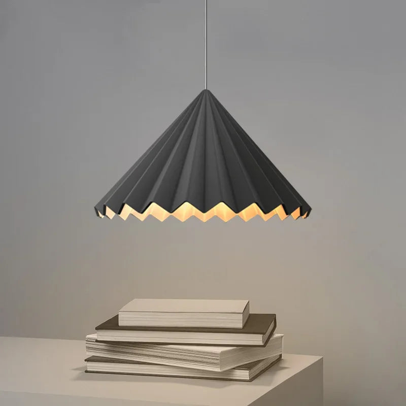 Ombrello LED in resina design nordico
